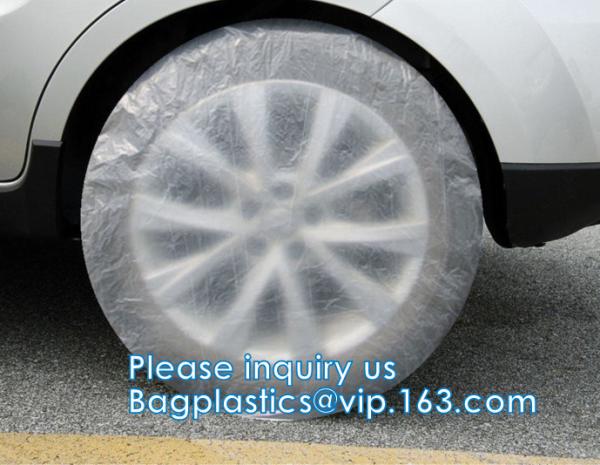 Biodegradable Car Tyre Storage Bag, Heavy Duty Washable, Tear Proof, Wheel Cover, Car Plastic Tire Bags