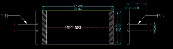 Customized Vehicle Controller Seven Segment Display Lcd TN