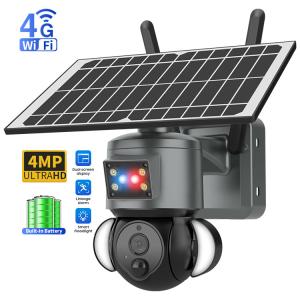 120 Degrees Solar Powered Wireless Security Camera For Home Outside Surveillance