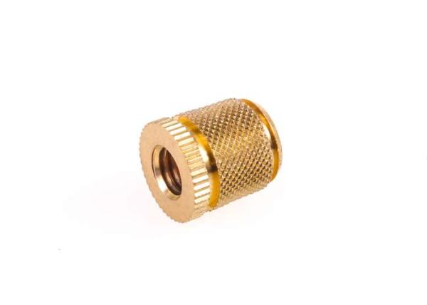 High Precision M2-M20 CNC Lathe Parts Brass Knurled Inserts Nuts Size 2-20MM