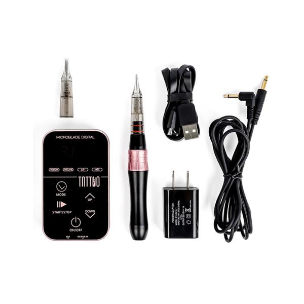 YD Wireless Digital Device Eyebrow Tattoo Gun Permanent Makeup Tatto Machine Kit