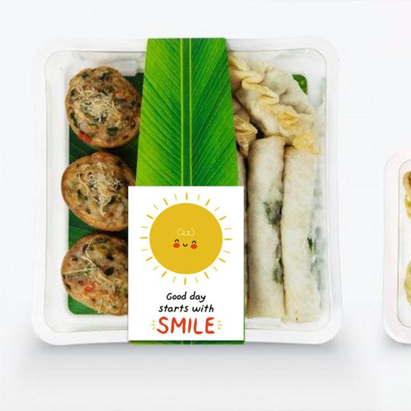 Oil Proof Vinyl Custom Sticky Labels Offset Printing Thank You Sticker Square