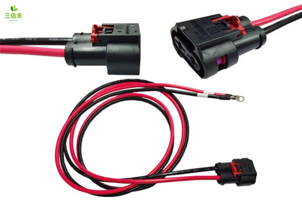 Conectores de alta tensão do chicote de fios PBT-HI-GF do fio de AC600V DC600V 10) (ao chicote de fios do fio do veículo de New Energy do chicote de fios do fio do anel-O