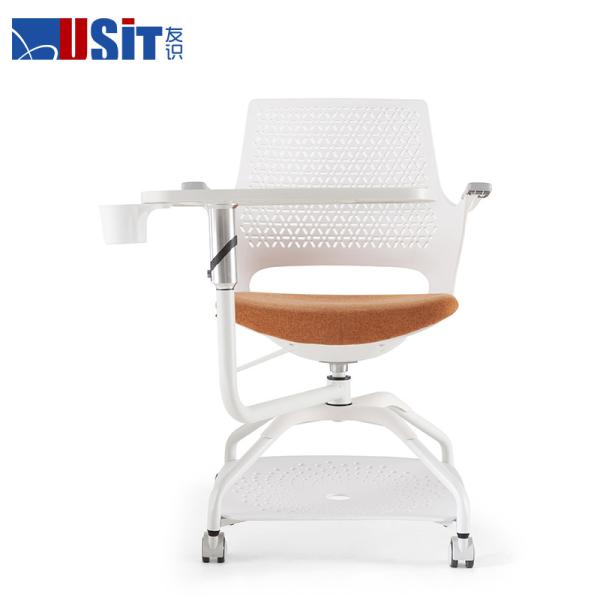 School Lift Training Ergonomic Folding Office Chair With Writing Pad