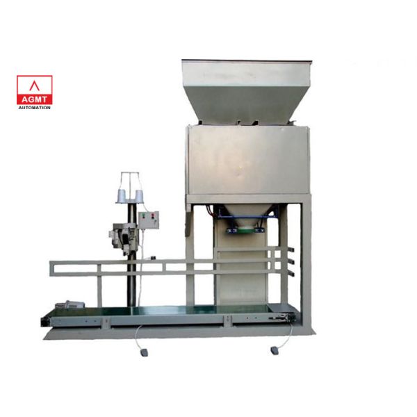 Food Grade Stainless Steel Pellets Grain Packing Machine with 0.75KW Motor Power and 360-600 Bags/Hour Speed
