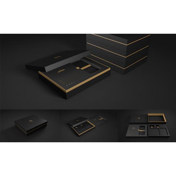 Напечатанное на заказ логотип складной бумажной подарочной коробки OEM / ODM