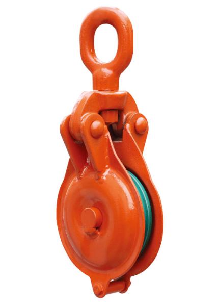 YBO Type 0.5 ton to 5 ton Marine Sheave Block Pulley Eye Wire Block , Yarding Block , lifting equipment