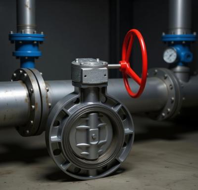 ETRANY 2in -16in ASTM 8in Manual Water CPVC/PVC Gear Type Butterfly Valve