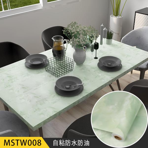 Marble Self Adhesive Decorative Vinyl Film Waterproof Removable Wallpaper