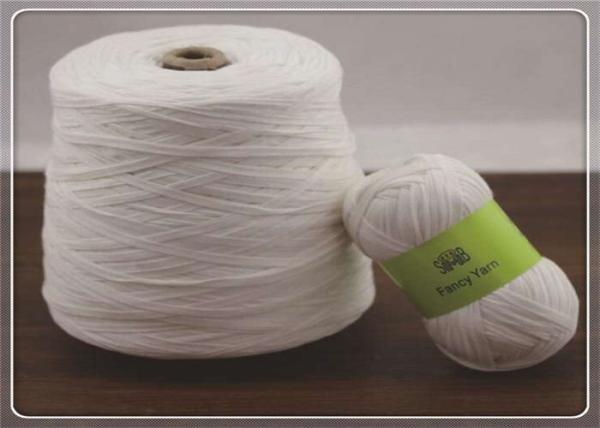 Fio tubular Eco macio do fio branco cru da cavidade do algodão de Coreless amigável