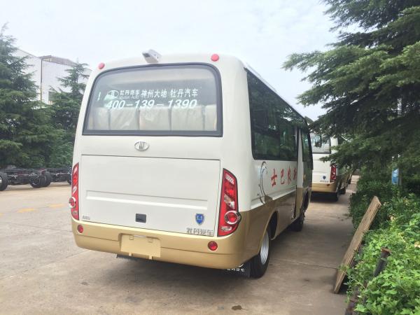 Plateau Terrain 19 Seats Diesel Minibus Star Type Cummins Engine Manual Gearbox