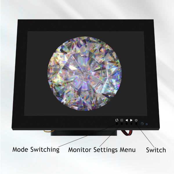 8 LCD Screen Jewelry Making Microscope 5-50mm Lens Focal Length