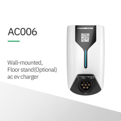 50Hz Tesla Home EV Charger OCPP APP Single Gun 22KW Anti UV