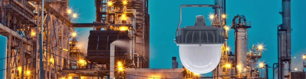 Светодиодный взрывозащитный свет ATEX сертифицированный High Bay Area Hanging Wall Mounted Zone 1 Zone 2 LNG Gas Station Нефтяная промышленность