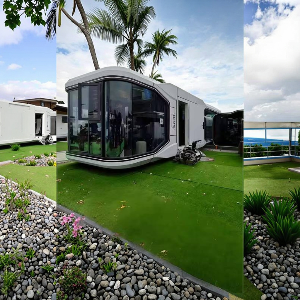 Modular Prefabricated Villa Garden House Capsule Mobile Hotel Camping Space Portable Container Houses for Urban Villas Urban