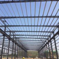 Custom H-Section Steel Portal Frame Prefab Building Structure