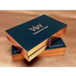 Logo Custom Cardstock Funeral Thank You Cards Personalized Coated Paper