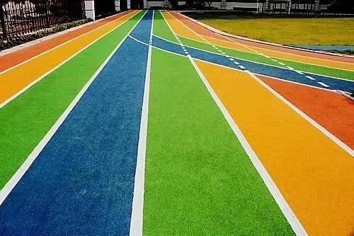 след 3mm резиновый Jogging покрасил взлетно-посадочную дорожку зерен EPDM