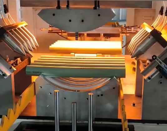 Good Quality PVC Semi-Automatic 110mm Size Pipe Bending Tube Machine with Good Price