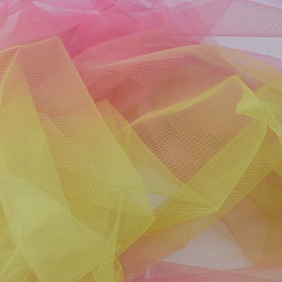 Tule nupcial branco de nylon Mesh Fabric líquido do casamento do véu