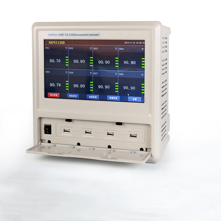 10 Inch Screen Temperature Recorder High Precision Multi Channel temp data logger
