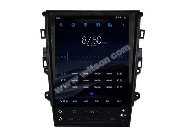 12.1 Screen Tesla Vertical Android Screen For Mondeo Fusion MK5 2013-2020 Car Multimedia Stereo GPS Carplay Player