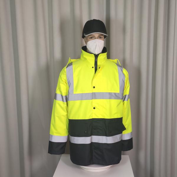 Breathable 300d Oxford Security-Protection Reflective Uniform-Work-Clothes for Workers