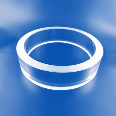 Parede grossa personalizada do tubo de vidro 10mm de quartzo