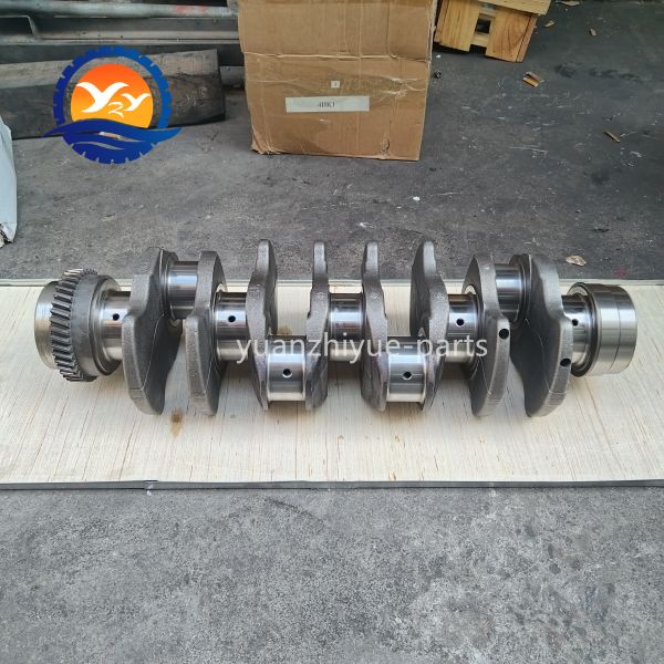 Forged Steel 4HK1 Crankshaft with Gear 8-98029-270-0 Crank Shaft for Hitachi Excavator Engine Parts