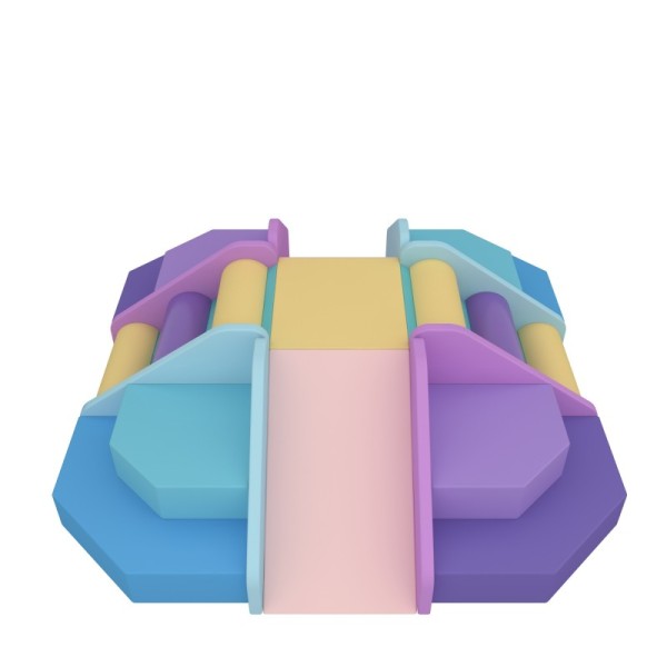 Commercial Soft Play Blocks Custom Indoor Kids Naughty Castle Play Equipment