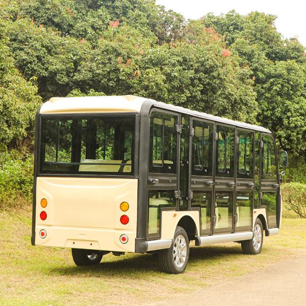 Fully Enclosed 14 Passenger Electric Sightseeing Shuttle Bus