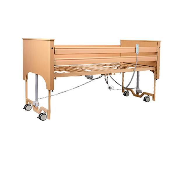 Wooden Electric 5 Function Home Nursing Bed for Elderly Patients Adjustable and Foldable Design