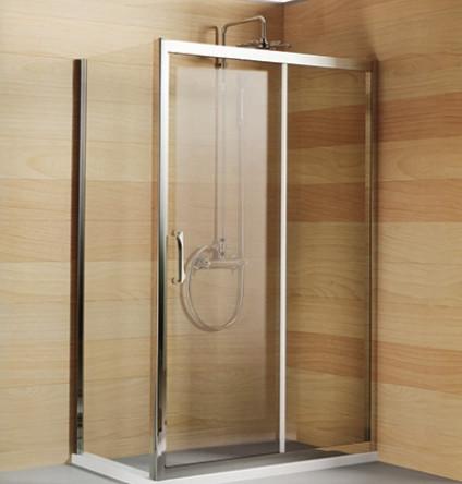 Scratch Resistance Extruded Aluminum Shower Door Frame , Aluminum Shower Door Frame