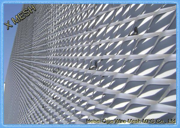 Silver Expanded Metal Mesh, aço galvanizado a quente soldado de arame para azulejos de teto