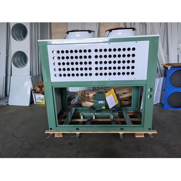 Modern Design High Efficiency High Performance Air Cooled Condenser Aluminum Copper Tube U-Shaped Design Refrigeration Parts