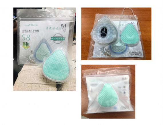 Efficient Medical Face Mask N95 Standard Level Self Priming Filter Replaceable Mask