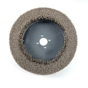 Abrasive Aluminum Oxide Nylon Disc Brush For Polishing Deburring Grinding