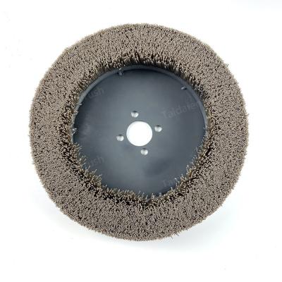 Abrasive Aluminum Oxide Nylon Disc Brush For Polishing Deburring Grinding