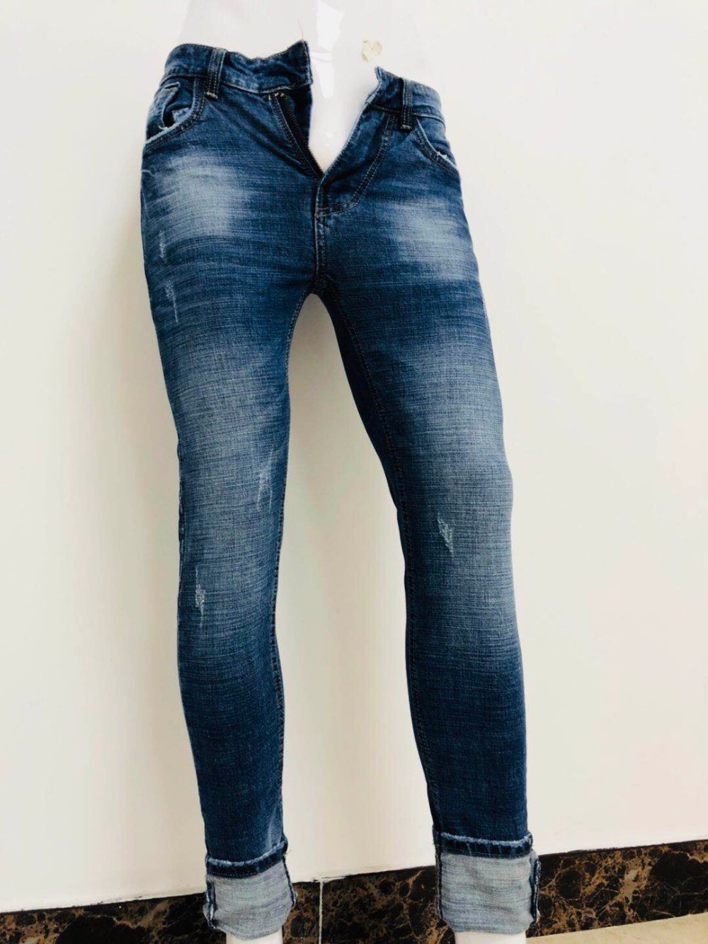 Twill 1% лайкра 99% хлопок 12.6oz вырабатывает толстую ровницу ткань джинсовой ткани Crosshatch простирания для человека джинсов