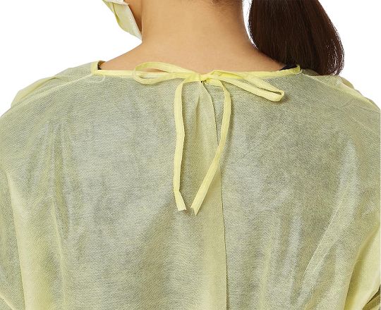 Customized High Quality Disposable Surgical Gowns Breathable Isolation Gown PP PE Gown Beautiful Price Export Factory