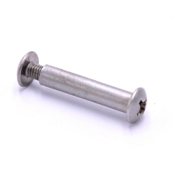 OEM Cross Flat Pan Head Binding Stainless Steel Chicago Screws Male And Female