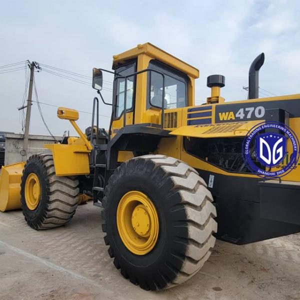 Komatsu WA470-3 Использованное оборудование для погрузчиков для крупных шахт