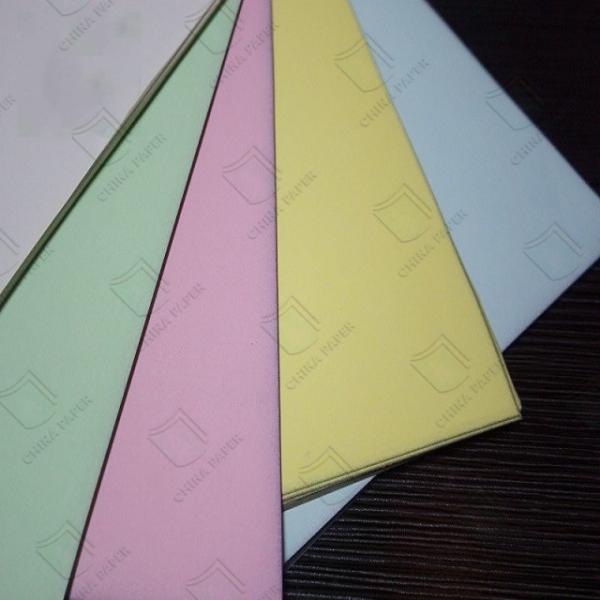 75gsm CB CFB CF Black Blue Image Receipt Paper Carbonless Copy Paper NCR