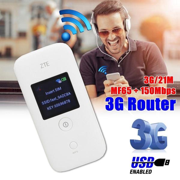 Unlocked Zte Mf65 3G Wireless Router Affordable Shipping Cost Multi-Service
