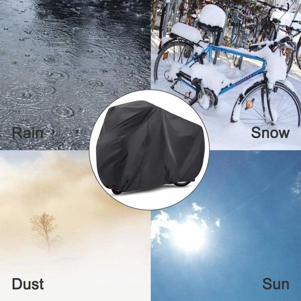 180T 190T Mountain Bike Cover Waterproof Raining Proof For Outside Storage 2kg