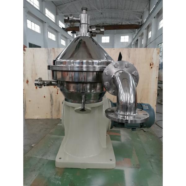 Automatic Control Disc Bowl Centrifuge , Dairy Cream Separator Convenient