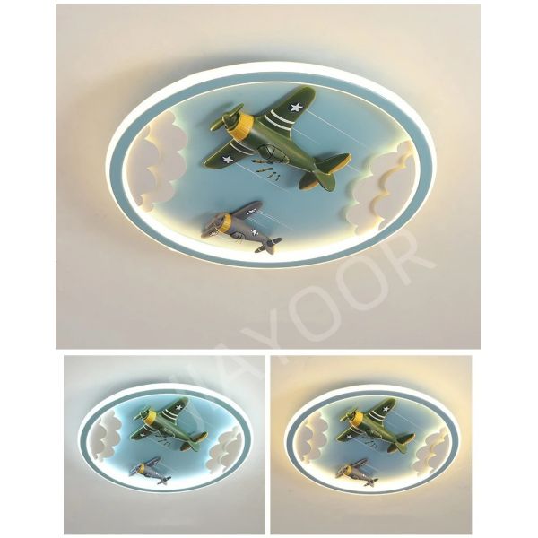 Home Decoration Lighting Modern Lighting Lustre Indoor LED Children Room airplane ceiling light(WH-MA-298)