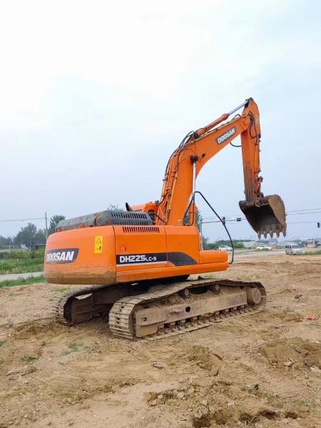 Excavadora original Doosan 225 usada feita na Coreia Excavadora usada Doosan