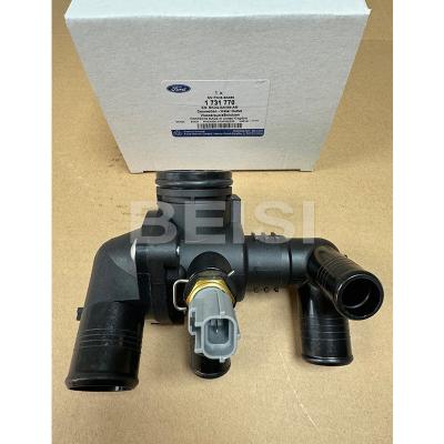 ThermostatHousing With Sensor 1731770 BK2Q8594AA BK2Q8A586AB BK2Q-8A586-AB For Ford Transit 2.2 TDCI 2011 With SWITCH