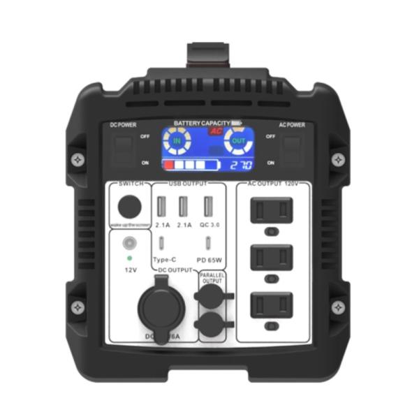 Электростанция 600W резервного электропитания PD65W быстрая поручая ПОРТАТИВНАЯ